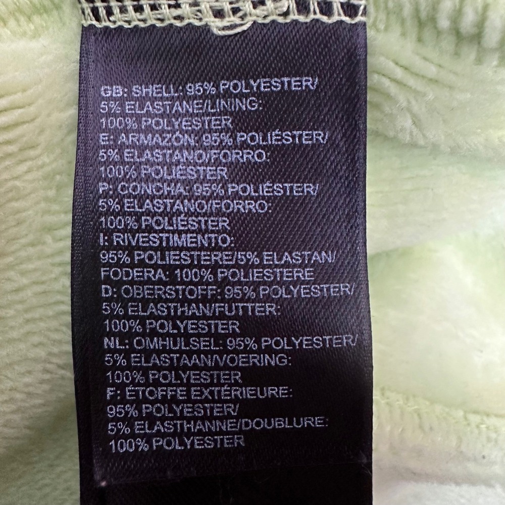 The North Face Jacket Women's‎ Small Lime Green Highanddry Fleece Liner Full Zip - Picture 10 of 13